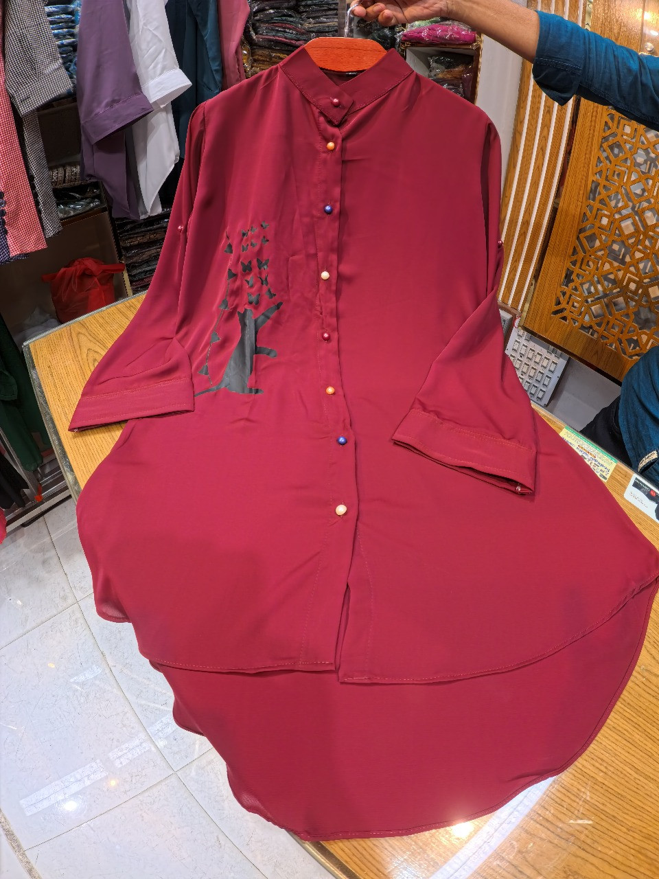 Dubai Cherry One Piece Tops