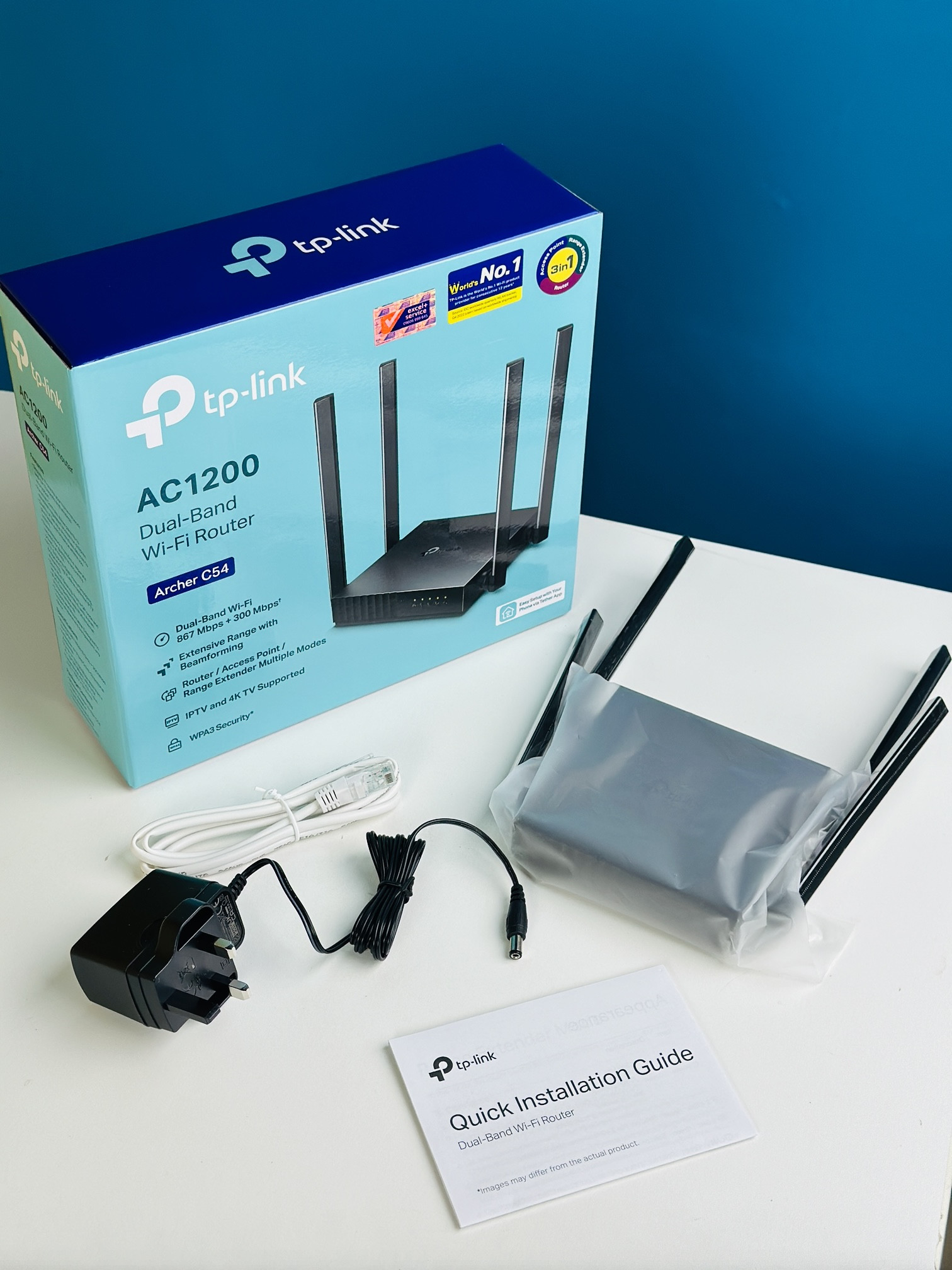 TP-Link Archer C54 AC1200 | Dual-Band Wi-Fi Router for Fast & Stable Connection