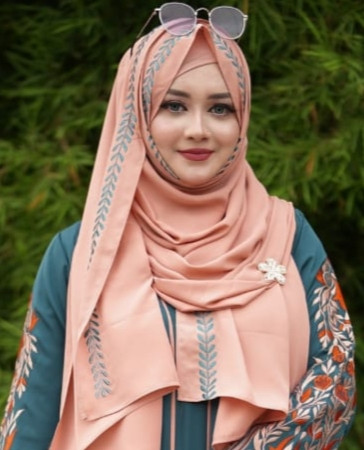 Dubai Cherry Embroidery Hijab