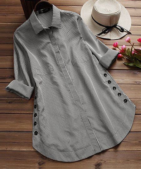 Cotton Check Shirt for Women