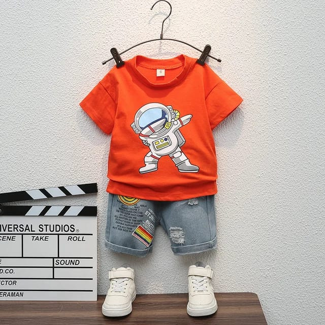 Summer Baby T-Shirt Pant Combo Set